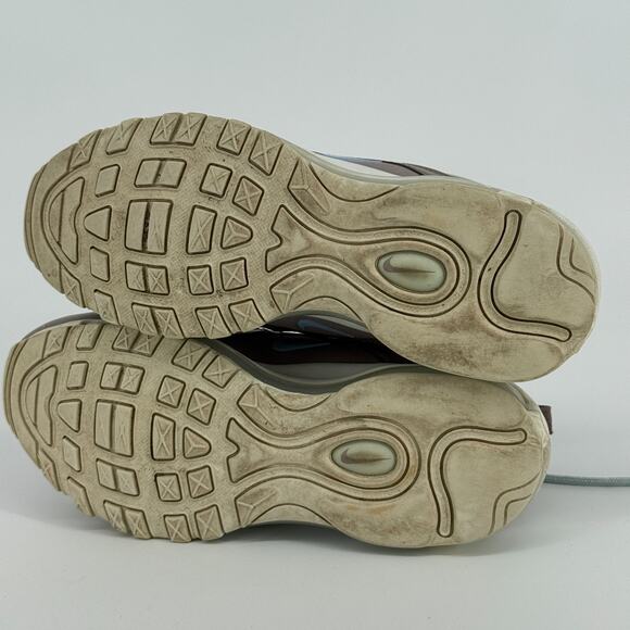 Nike Air Max 97 Womens 8.5 Taupe Blue Neutral 921733-018 Streetwear Sneaker - Picture 7 of 8